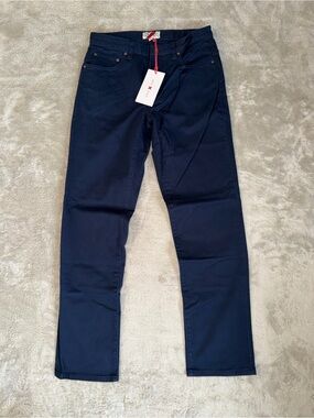 NWT BEST MADE Co. 5 Pocket Twill Pants Men’s Size 31x32 Khakis Chino Navy Blue